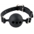 Силиконовый кляп-шар с отверстиями для дыхания Silicone Breathable Ball Gag Small - Pipedream - купить с доставкой в Орехово-Зуево