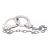 Наручники из металла с длинной цепочкой CHROME HANDCUFFS METAL HANDCUFFS W. KEY - NMC - купить с доставкой в Орехово-Зуево