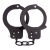 Чёрные наручники из листового металла BONDX METAL CUFFS BLACK - Dream Toys - купить с доставкой в Орехово-Зуево