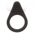 Чёрное эрекционное кольцо LIT-UP SILICONE STIMU RING 1 BLACK - Dream Toys - в Орехово-Зуево купить с доставкой