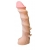 Насадка REAL Standard со спиралевидным узором - 19 см. - LOVETOY (А-Полимер) - купить с доставкой в Орехово-Зуево