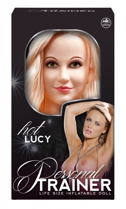 Надувная кукла с вибрацией и 2 любовными отверстиями Hot Lucy Lifesize Love Doll - NMC - в Орехово-Зуево купить с доставкой