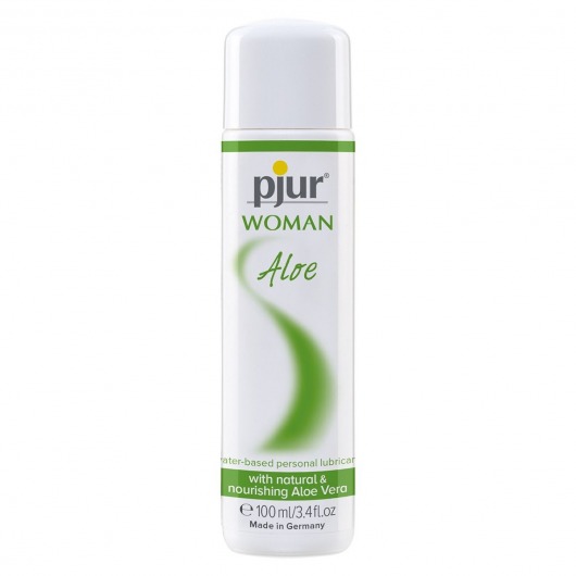Лубрикант на водной основе pjur WOMAN Aloe - 100 мл. - Pjur - купить с доставкой в Орехово-Зуево