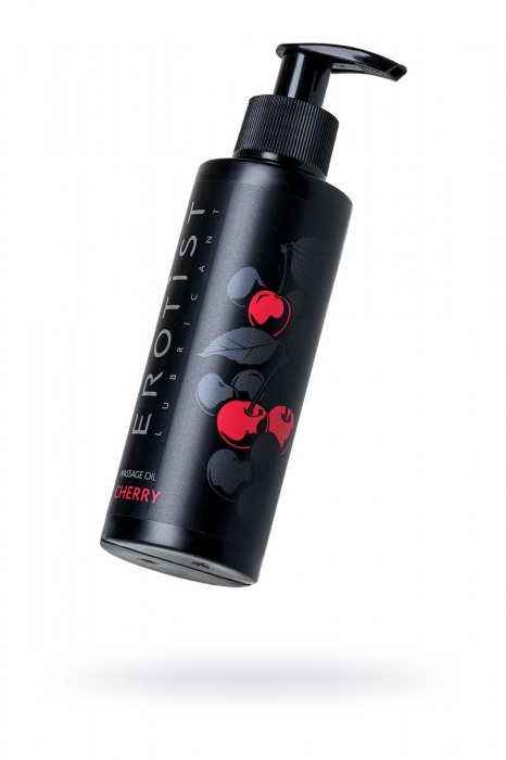 Массажное масло Erotist CHERRY с ароматом вишни - 150 мл. - Erotist Lubricants - купить с доставкой в Орехово-Зуево