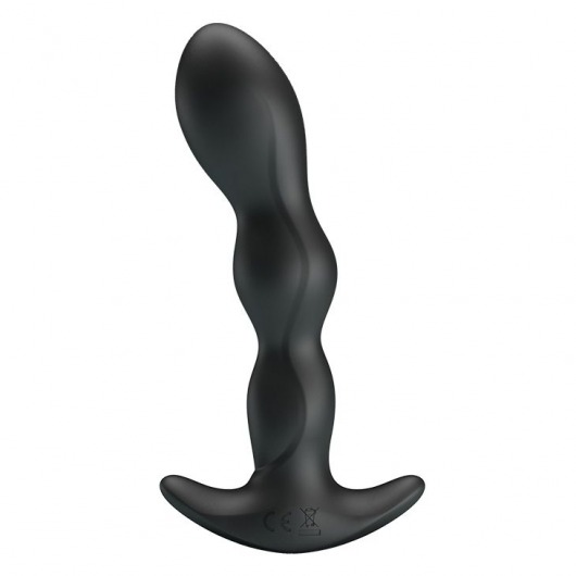 Черный анальный стимулятор простаты с вибрацией Special Anal Massager - 14,5 см. - Baile - в Орехово-Зуево купить с доставкой