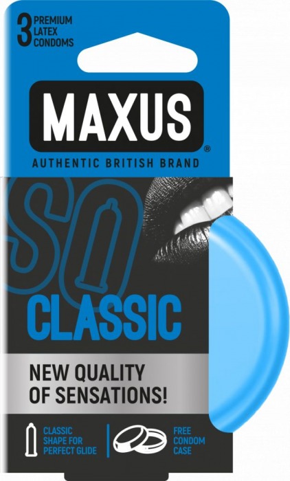 Классические презервативы в железном кейсе MAXUS Classic - 3 шт. - Maxus - купить с доставкой в Орехово-Зуево