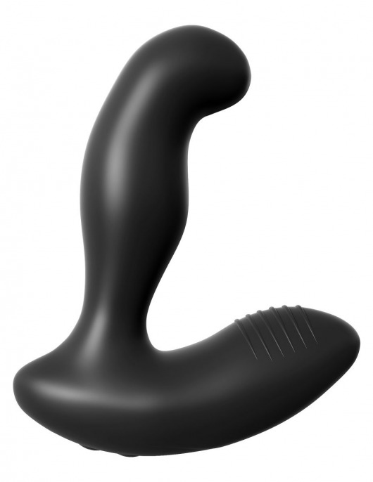 Черный массажер простаты Electro Stim Prostate Vibe с электростимуляцией - 13,3 см. - Pipedream - купить с доставкой в Орехово-Зуево