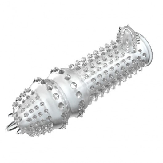 Закрытая прозрачная насадка Crystal sleeve - 14,2 см. - Erowoman-Eroman - в Орехово-Зуево купить с доставкой