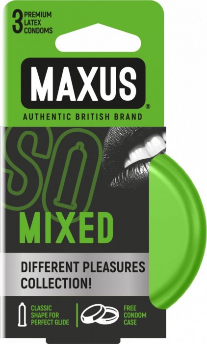 Презервативы в железном кейсе MAXUS Mixed - 3 шт. - Maxus - купить с доставкой в Орехово-Зуево