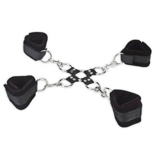 Комплект для сковывания из 5 предметов - Lux Fetish - купить с доставкой в Орехово-Зуево