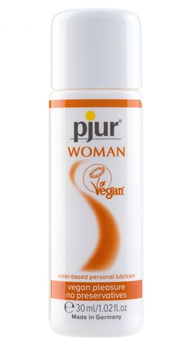 Лубрикант pjur WOMAN Vegan на водной основе - 30 мл. - Pjur - купить с доставкой в Орехово-Зуево