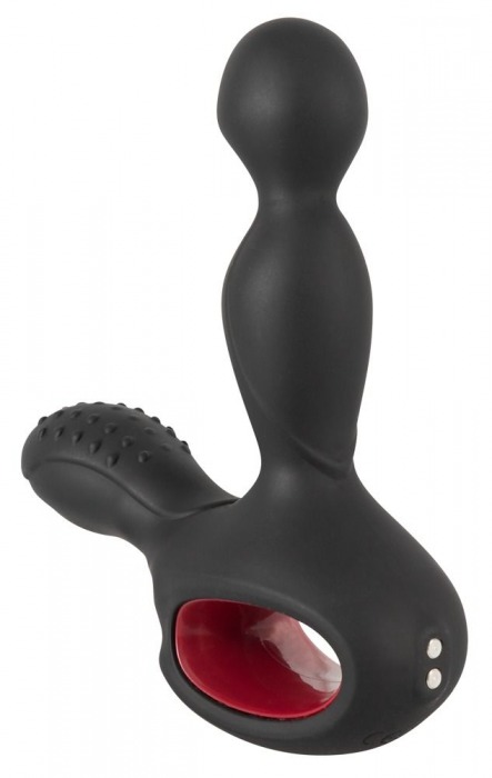 Черный вибромассажер простаты с нагревом и ротацией Prostate Plug - 14,5 см. - Orion - в Орехово-Зуево купить с доставкой