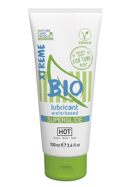 Интимный увлажняющий гель BIO SuperGlide Xtreme - 100 мл. - HOT - купить с доставкой в Орехово-Зуево