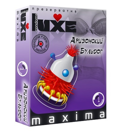 Презерватив LUXE Maxima  Аризонский Бульдог  - 1 шт. - Luxe - купить с доставкой в Орехово-Зуево
