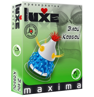 Презерватив LUXE Maxima  Злой Ковбой  - 1 шт. - Luxe - купить с доставкой в Орехово-Зуево