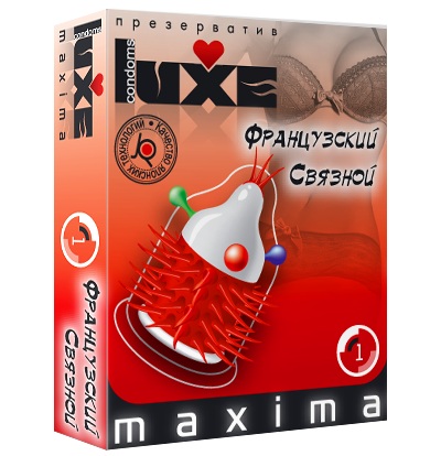 Презерватив LUXE Maxima  Французский связной  - 1 шт. - Luxe - купить с доставкой в Орехово-Зуево