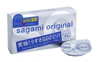 Ультратонкие презервативы Sagami Original QUICK - 6 шт. - Sagami - купить с доставкой в Орехово-Зуево