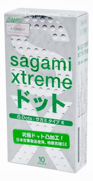 Презервативы Sagami Xtreme Type-E с точками - 10 шт. - Sagami - купить с доставкой в Орехово-Зуево