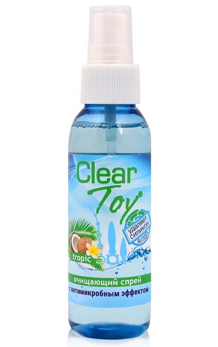 Очищающий спрей для игрушек CLEAR TOY Tropic - 100 мл. - Биоритм - купить с доставкой в Орехово-Зуево
