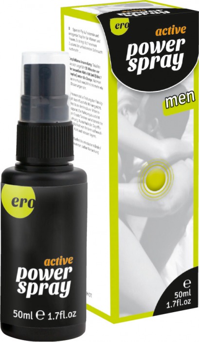 Стимулирующий спрей для мужчин Active Power Spray - 50 мл. - Ero - купить с доставкой в Орехово-Зуево