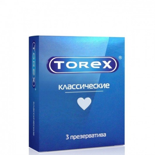Гладкие презервативы Torex  Классические  - 3 шт. - Torex - купить с доставкой в Орехово-Зуево
