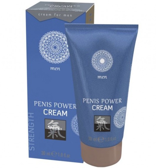Возбуждающий крем для мужчин Penis Power Cream - 30 мл. - Shiatsu - купить с доставкой в Орехово-Зуево