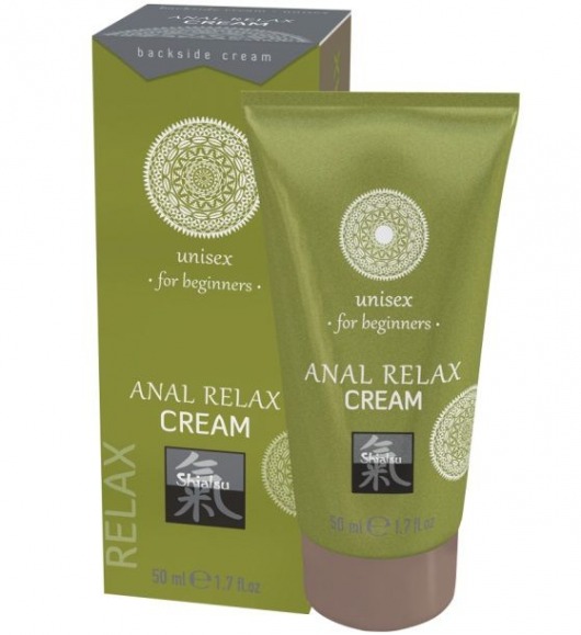 Анальный крем Anal Relax Cream - 50 мл. - Shiatsu - купить с доставкой в Орехово-Зуево