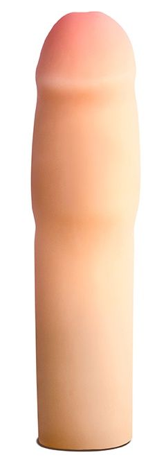 Телесная насадка-удлинитель на пенис PERFORMANCE 1.5INCH COCK XTENDER - 16 см. - Blush Novelties - в Орехово-Зуево купить с доставкой