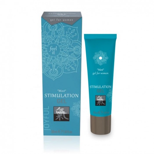 Возбуждающий интимный гель STIMULATION GEL Mint - 30 мл. - Shiatsu - купить с доставкой в Орехово-Зуево
