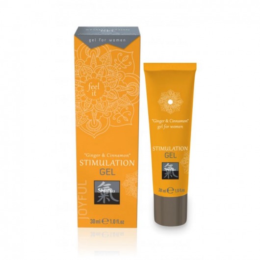 Возбуждающий интимный гель STIMULATION GEL Ginger   Cinnamon - 30 мл. - Shiatsu - купить с доставкой в Орехово-Зуево