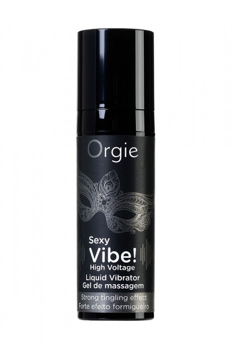 Гель для массажа ORGIE Sexy Vibe High Voltage с эффектом вибрации - 15 мл. - ORGIE - купить с доставкой в Орехово-Зуево