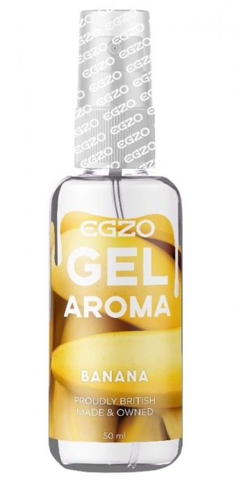 Интимный лубрикант EGZO AROMA с ароматом банана - 50 мл. - EGZO - купить с доставкой в Орехово-Зуево