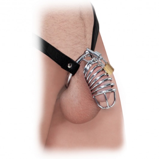 Кольцо верности Extreme Chastity Belt с фиксацией головки - Pipedream - купить с доставкой в Орехово-Зуево