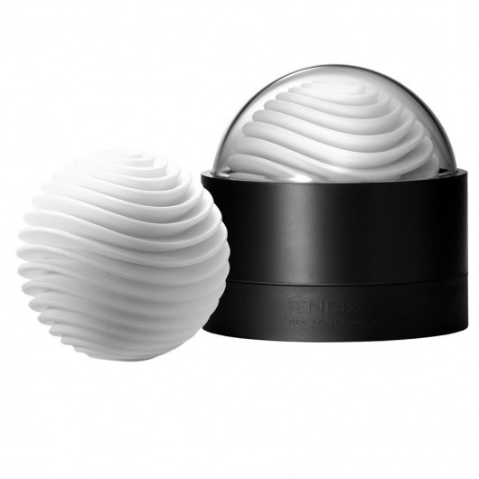 Белый мастурбатор Tenga Geo Aqua - Tenga - в Орехово-Зуево купить с доставкой