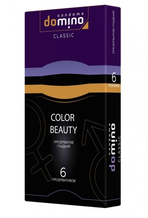 Разноцветные презервативы DOMINO Colour Beauty - 6 шт. - Domino - купить с доставкой в Орехово-Зуево