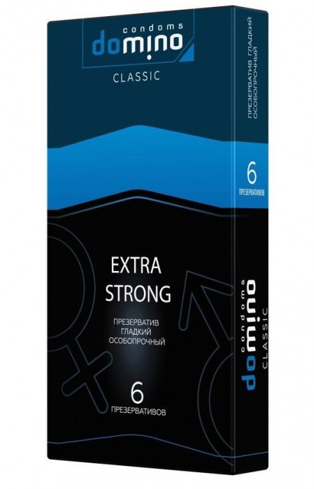 Суперпрочные презервативы DOMINO Extra Strong - 6 шт. - Domino - купить с доставкой в Орехово-Зуево