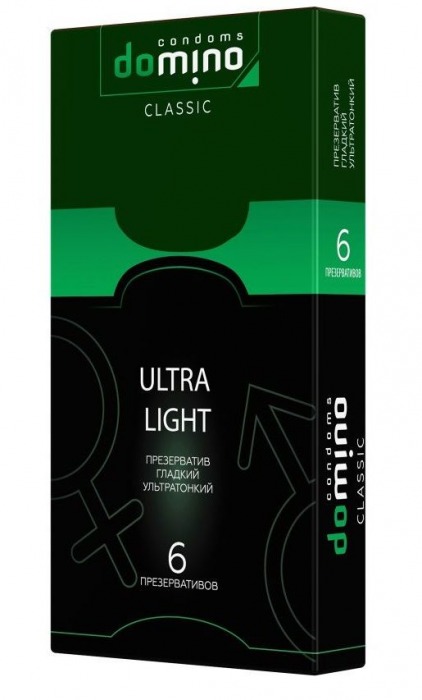 Супертонкие презервативы DOMINO Ultra Light - 6 шт. - Domino - купить с доставкой в Орехово-Зуево