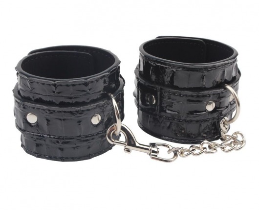 Черные наручники Surrender Wrist Restraints - Chisa - купить с доставкой в Орехово-Зуево