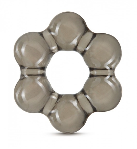 Дымчатое эрекционное кольцо Stay Hard Thick Bead Cock Ring - Blush Novelties - в Орехово-Зуево купить с доставкой