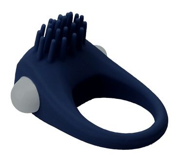 Синее эрекционное виброкольцо STIMU RING - Dream Toys - в Орехово-Зуево купить с доставкой
