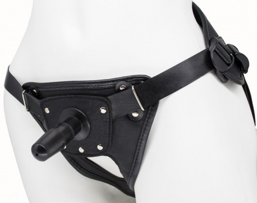 Черный пояс для насадок BEST CLASS STRAP - LOVETOY (А-Полимер) - купить с доставкой в Орехово-Зуево