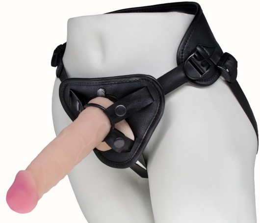 Пояс харнесс BEST UNI strap с 2 сменными насадками - 18,5 и 16 см. - LOVETOY (А-Полимер) - купить с доставкой в Орехово-Зуево