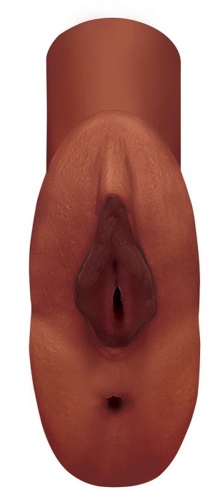 Коричневый мастурбатор Perfect Pussy Double Stroker - Pipedream - в Орехово-Зуево купить с доставкой
