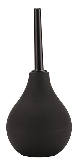 Черный анальный душ ANAL DOUCHE с прямым наконечником - Dream Toys - купить с доставкой в Орехово-Зуево