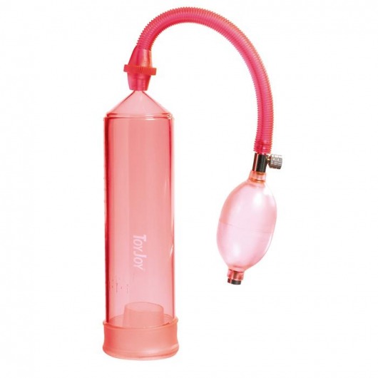 Красная вакуумная помпа Power Pump Red - Toy Joy - в Орехово-Зуево купить с доставкой