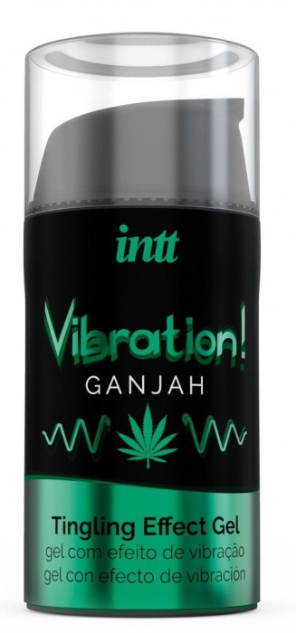 Жидкий интимный гель с эффектом вибрации Vibration! Ganjah - 15 мл. - INTT - купить с доставкой в Орехово-Зуево