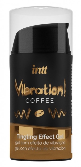Жидкий интимный гель с эффектом вибрации Vibration! Coffee - 15 мл. - INTT - купить с доставкой в Орехово-Зуево