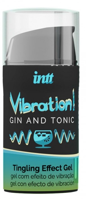 Жидкий интимный гель с эффектом вибрации Vibration! Gin   Tonic - 15 мл. - INTT - купить с доставкой в Орехово-Зуево