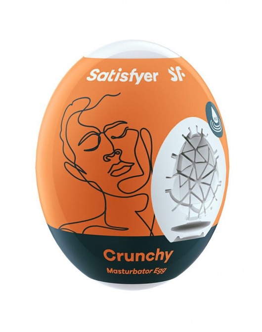 Мастурбатор-яйцо Satisfyer Crunchy Mini Masturbator - Satisfyer - в Орехово-Зуево купить с доставкой