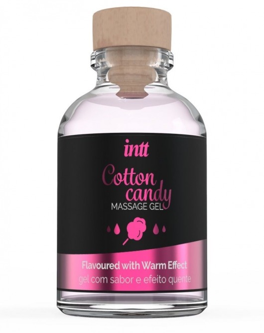 Массажный гель с согревающим эффектом Cotton Candy - 30 мл. - INTT - купить с доставкой в Орехово-Зуево